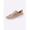 Sneaker CAPRICE, Damen, Gr. 37, beige, Veloursleder, sportlich, Schuhe