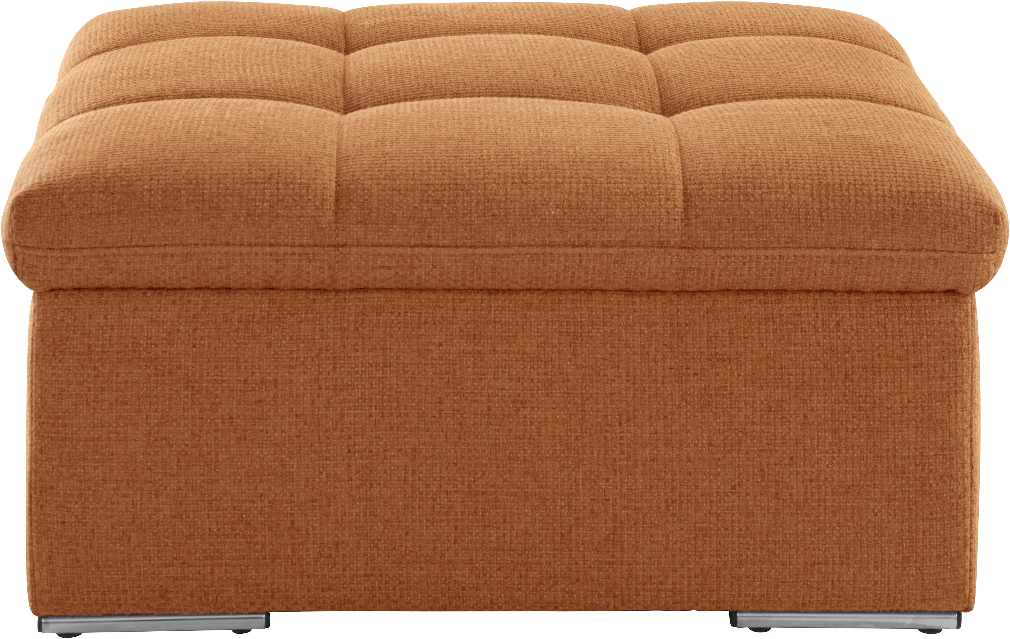 Sitzhocker DOMO COLLECTION "Lagoa", gold, B:87cm H:40cm T:87cm, Hocker, Sitzhocker, in großer Farbauswahl