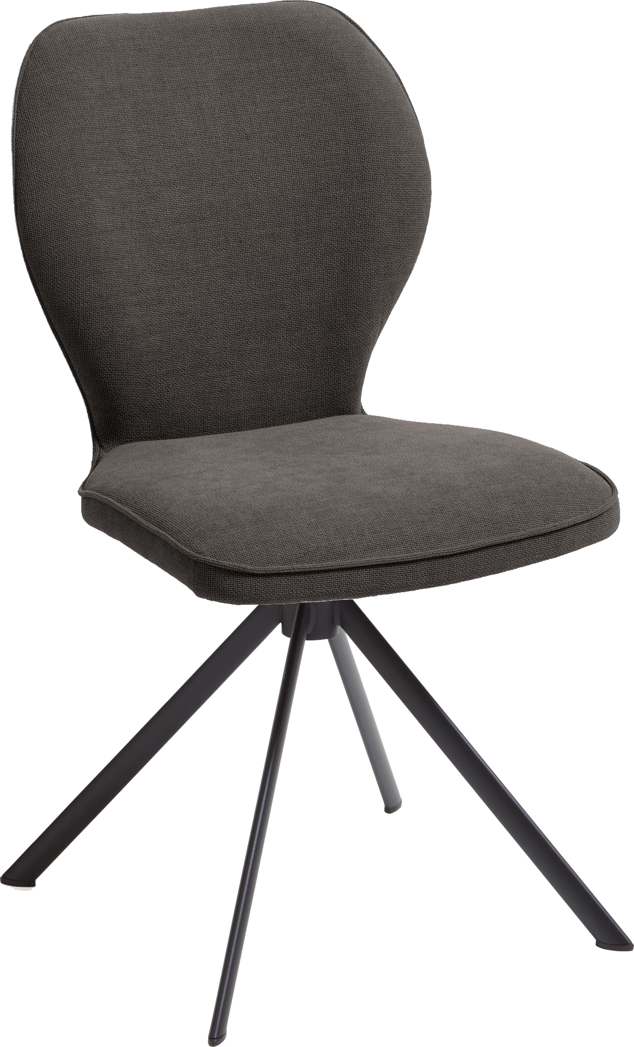 Schalenstuhl NIEHOFF SITZMÖBEL "Colorado", braun (schlamm, schwarz), 2 Stk., ohne Drehfunktion,ohne Armlehnen, Polyester, Stühle, 100% recycelten PET-Flaschen