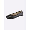 Ballerina HEINE, Damen, Gr. 42, schwarz, Synthetik, modisch, Schuhe