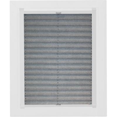 Dachfensterplissee SUNLINES "Young Style Energy Saving", grau (silbergrau, weiß), B:61,40cm H:73,90cm, Obermaterial: 100% Polyester, Plissees, mit Energiespareffekt, mit Führungsschienen Image