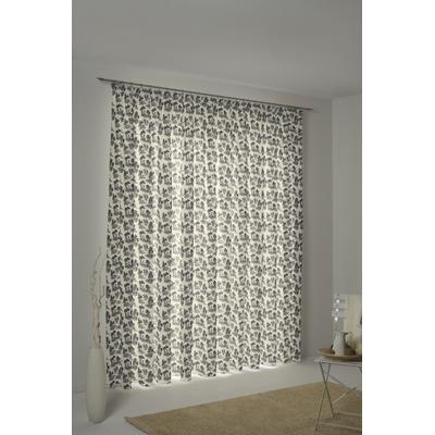 Vorhang ADAM "Good Old Days" Gr. 1, schwarz, B:145cm H:145cm, Jacquard, Baumwolle (Bio-Baumwolle), Gardinen Image