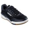 Slip-On Sneaker SKECHERS "RECOIL", Herren, Gr. 48,5, schwarz-weiß (schwarz, weiß), Leder, Lederimitat, sportlich, Schuhe, Slipper, Sneaker, Freizeitschuh mit Slip-ins