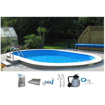Ovalpool MY POOL BWT "PREMIUM mit blauer Innenfolie", weiß, B:300cm H:120cm L:490cm, Schwimmbecken, Höhe 120 cm, in verschiedenen Größen Image
