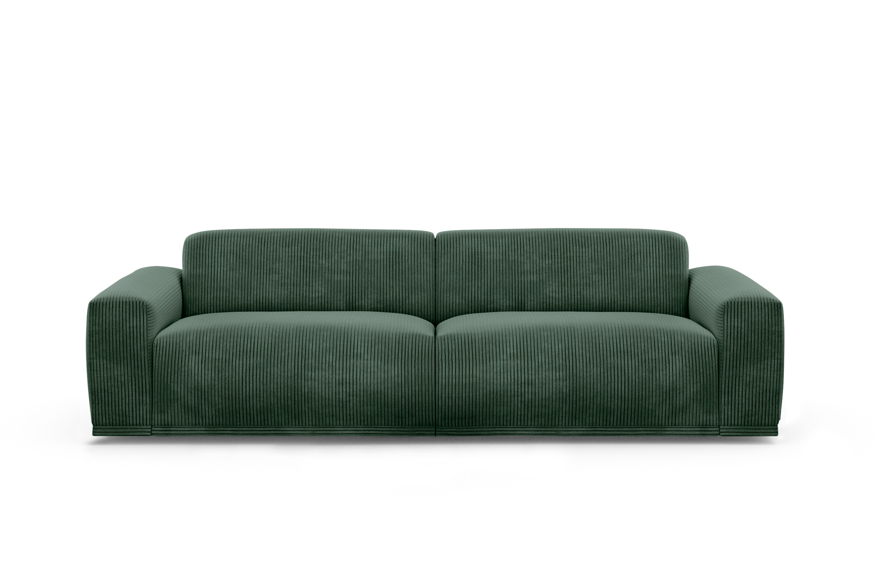 Big-Sofa TRENDMANUFAKTUR "Braga, mit hochwertigem Kaltschaum, Megasofa, in Cord erhältlich", grün (winter moss), B:254cm H:72cm T:107cm, 88% Polyester, 12% Polyacrl, Sofas, Big-Sofa, modernes Big-Sofa, Couch mit hohem Sitzkomfort, 254/72/107 cm (B/H/T)