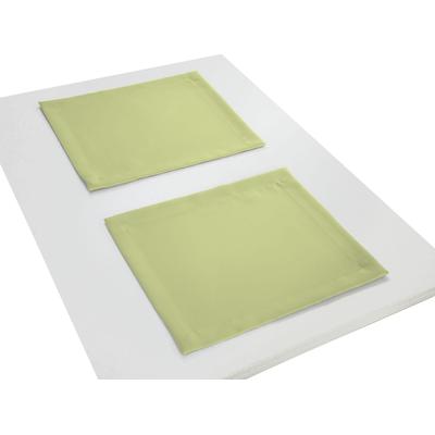 Platzset ADAM "Uni Collection Light" Gr. 1, grün (hellgrün), B:30cm L:40cm, Obermaterial: 100% Baumwolle, Platzsets Image
