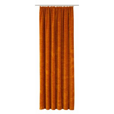 Vorhang WIRTH "Holmsund 288g/qm" Gr. 15, orange (blutorange), B:270cm H:245cm, Chenille, Polyacryl, Gardinen Image