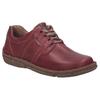 Schnürschuh JOSEF SEIBEL "Neele 44", Damen, Gr. 41, rot (bordeaux), Leder, casual, Schuhe, Freizeitschuh, Komfortschuh mit Wechselfußbett aus Leder