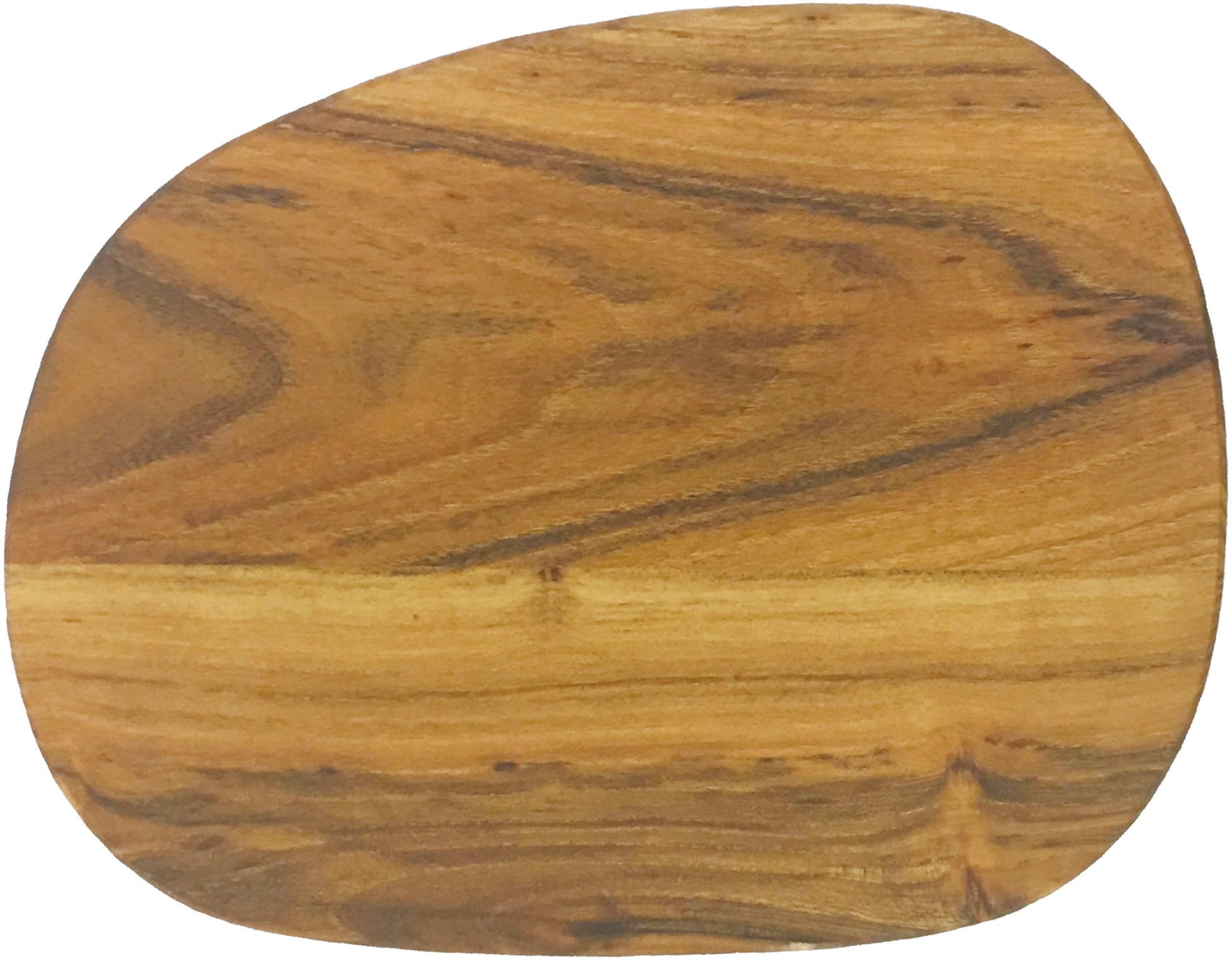 Schneidebrett AIDA RAW "RAW Teak", braun, B:14cm H:1cm L:19cm, Massivholz, Schneidebretter, organische Form Image