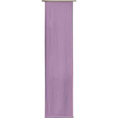 Schiebegardine WIRTH "Newbury" Gr. 4, lila (flieder), B:57cm H:245cm, Jacquard, Baumwolle, Polyester, Gardinen, Ohne Befestigungszubehör, Breite: 57 cm Image