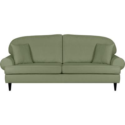 2-Sitzer HOME AFFAIRE "Vitreux", grün, B:188cm H:95cm T:100cm, 100% Polyester, Sofas, auch im Bouclébezug, incl. Zierkissen Image