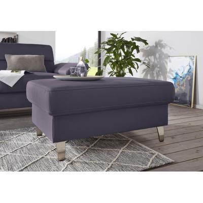 Polsterhocker SIT & MORE "Sorano", grau (anthrazit), B:100cm H:47cm T:66cm, Hocker Image