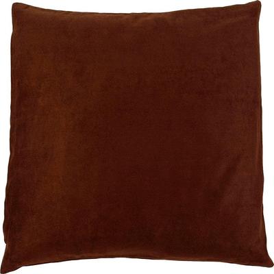 Kissenhüllen GÖZZE "Alcatraz", braun (dunkelbraun), B:50cm L:50cm, Polyester, Obermaterial: 100% Polyester, Kissenbezüge, in Wildlederoptik Image