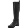 Weitschaftstiefel SHEEGO, Damen, Gr. 44, schwarz, Leder, Schuhe