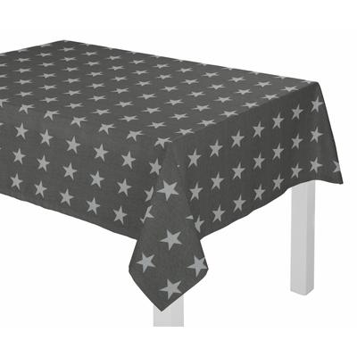 Tischdecke WIRTH "Felino" Gr. 5, grau, B:130cm L:220cm, Polyester, Baumwolle, Tischdecken Image