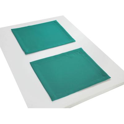 Platzset ADAM "Uni Collection" Gr. 1, blau (petrol), B:30cm L:40cm, Obermaterial: 100% Baumwolle, Platzsets Image