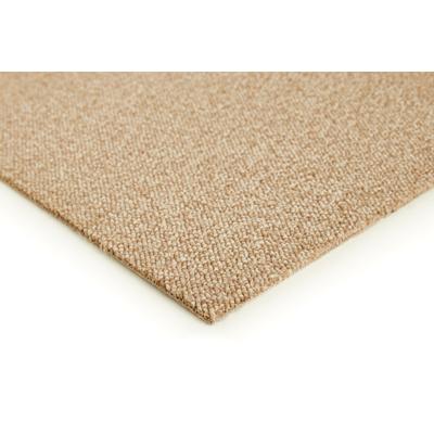 Teppichboden MY HOME "Malte, melierte Schlinge, Made in Belgium", beige (sand), B:500cm H:6mm L:500cm, Kunstfaser, Teppiche, Breite 400 & 500 cm, langlebig, pflegeleicht, trittschalldämmend Image