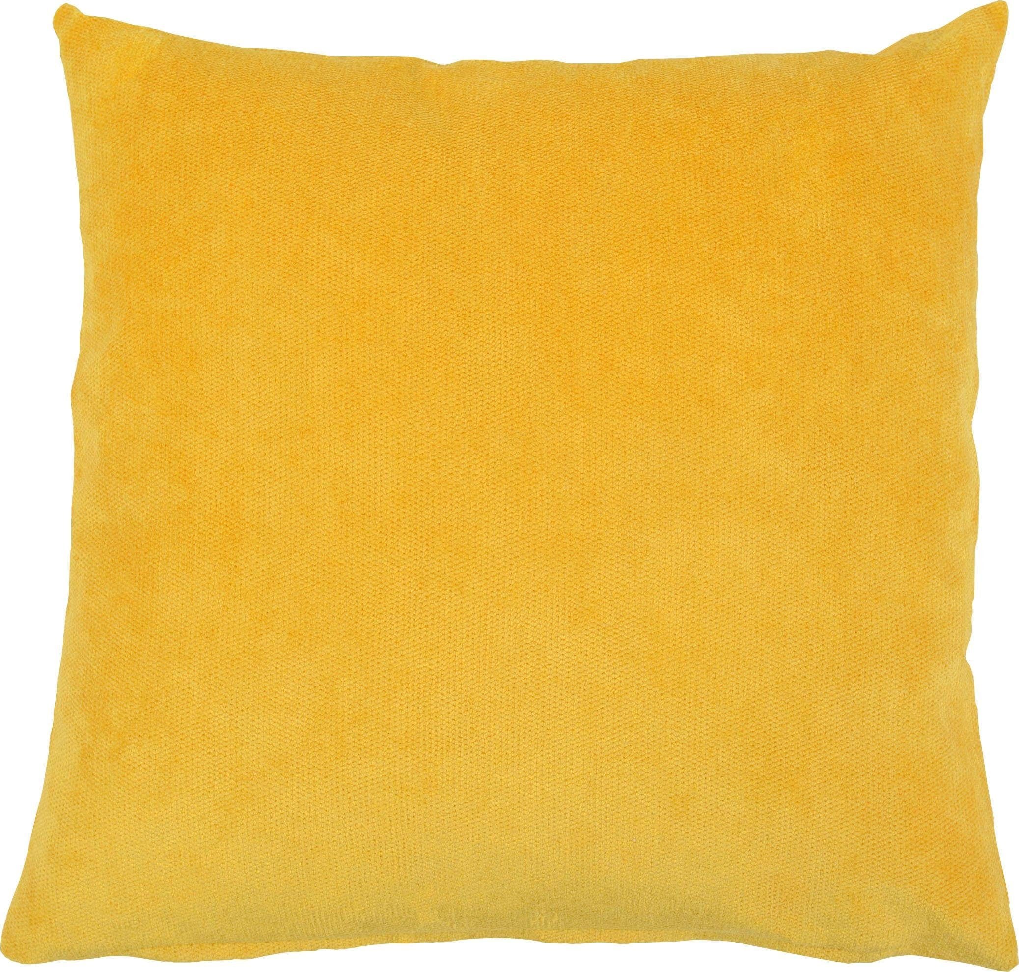 Kissenhüllen GÖZZE "Muri", gelb, B:50cm L:50cm, Polyester, Obermaterial: 100% Polyester, Kissenbezüge, in vielen Unifarben Image