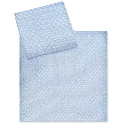 Kinderbettwäsche JULIUS ZÖLLNER "Wolkenbogen", blau, B/L: 80cm x 80cm, , Renforcé, B/L: 35cm x 40cm, Renforcu00e9, Obermaterial: 100% Baumwolle, Bettwäsche Image