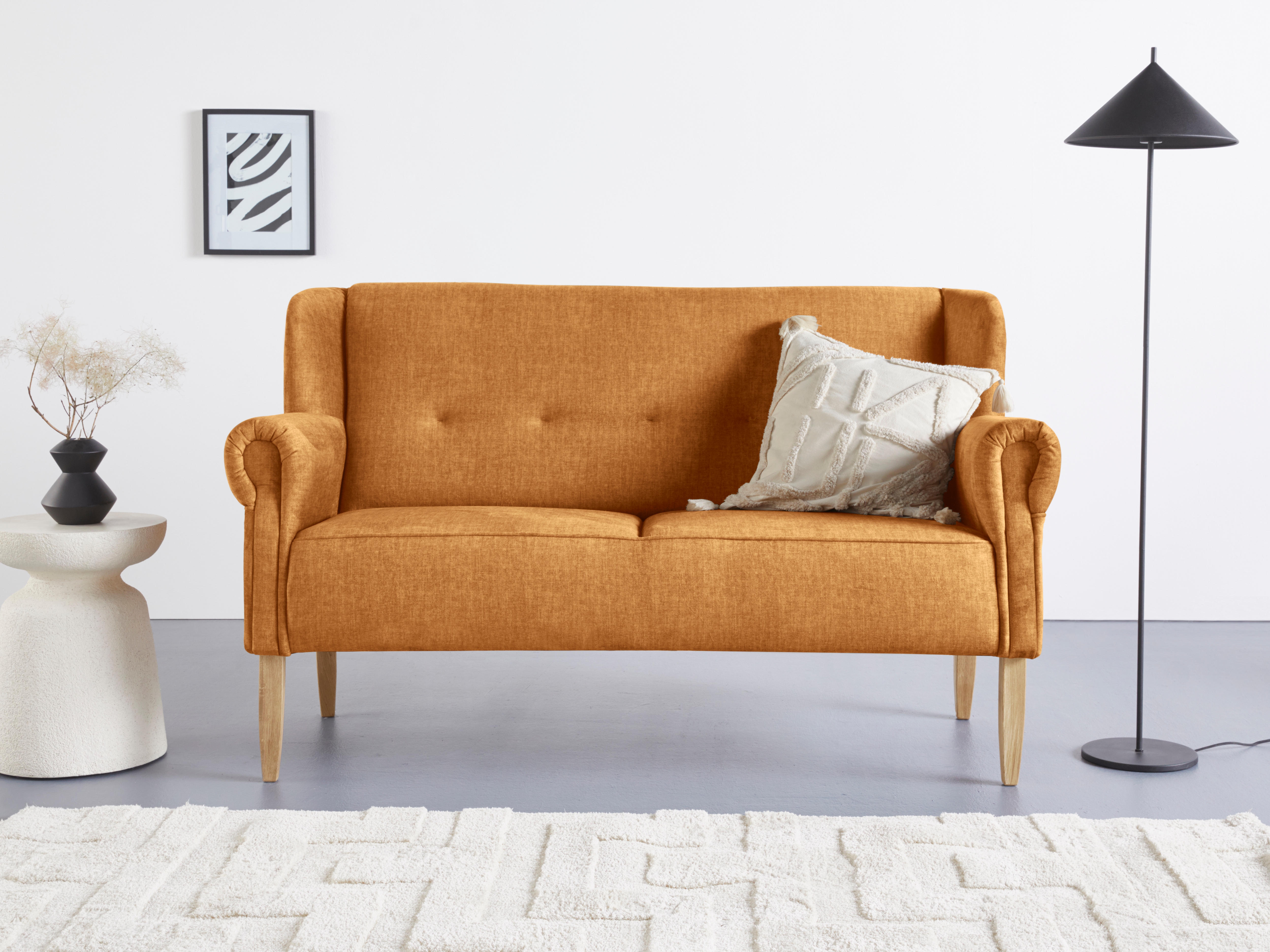 Küchensofa HOME AFFAIRE "Moro", gelb, B:174cm H:99cm T:73cm, Sofas, in verschiedenen Stoffe und Farben Image