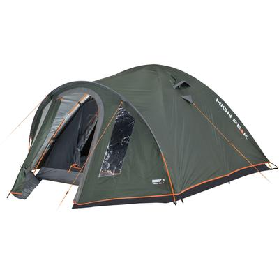 Kuppelzelt HIGH PEAK "Zelt Nevada 4.1", grün (dunkelgrün), Zelte, B/H/L: 250cm x 135cm x 325cm, B:250cm H:135cm L:325cm Image