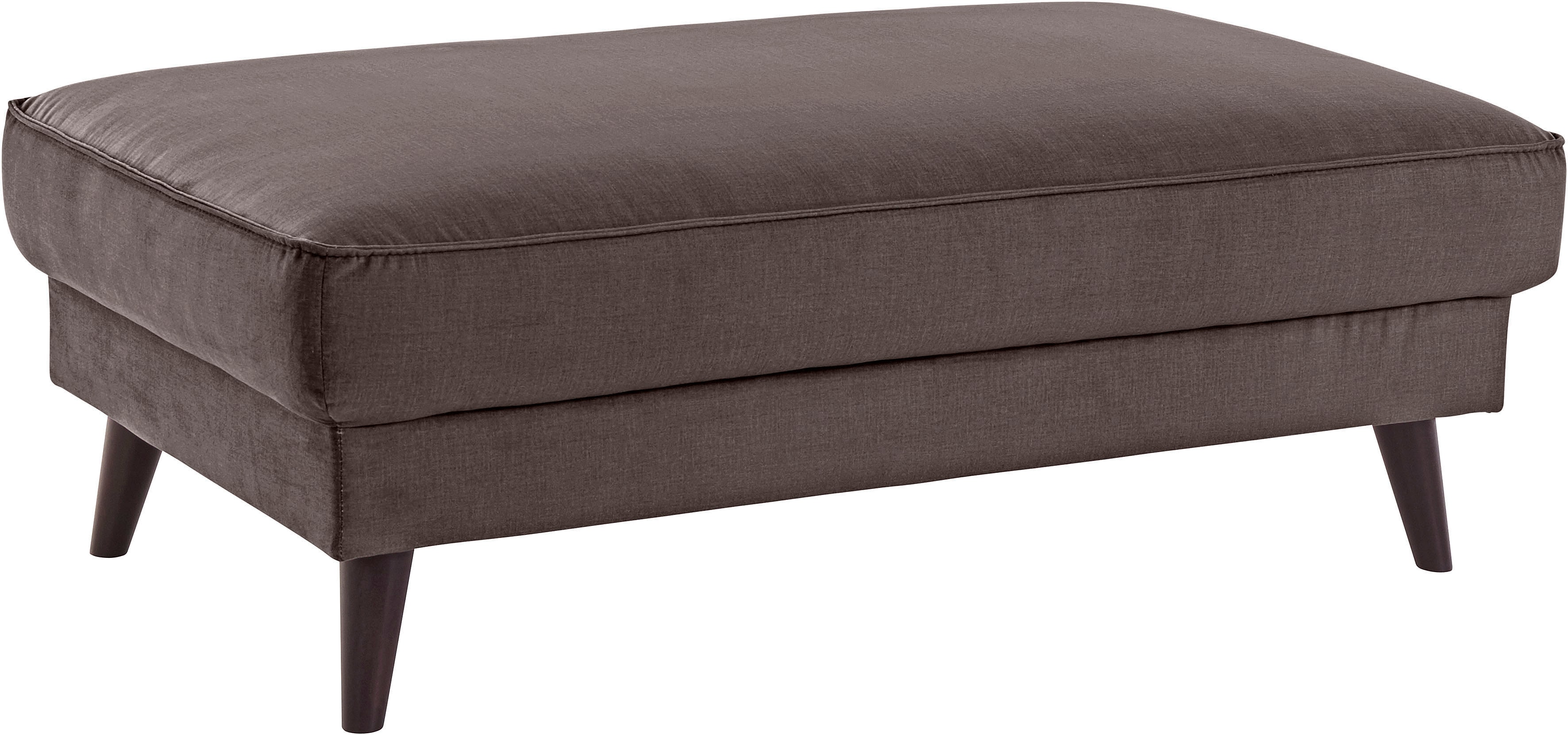 Hockerbank INOSIGN "Junis", grau (taupe), B:123cm H:44cm T:74cm, Hocker
