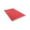 Teppich HEINE HOME Gr. 1, rot, B:40cm H:5mm L:60cm, Baumwolle, Teppiche