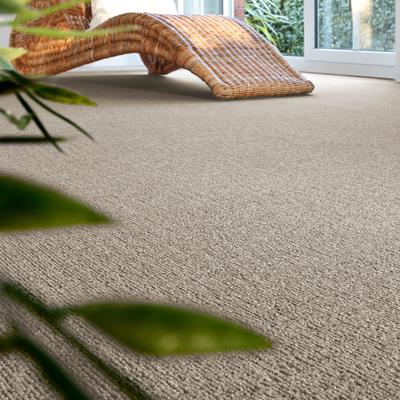 Teppichboden ANDIAMO "Rambo, Feinschlinge, Made in Netherlands", beige, B:400cm H:4,5mm L:450cm, Kunstfaser, Teppiche, meliert, Breite 400 cm oder 500 cm, strapazierfähig & pflegeleicht Image