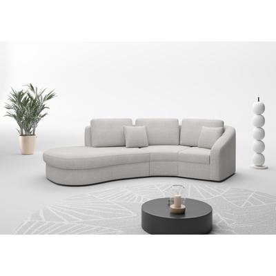 Ecksofa SIT & MORE "Jazz L-Form", beige (linen), B:266cm H:88cm T:230cm, 100% Polyester, Sofas, In weiteren Größen erhältlich Image