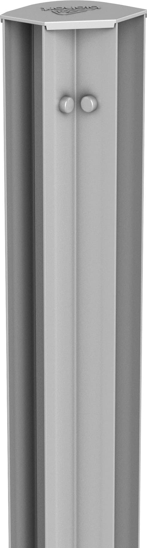Eckprofil BIOHORT, silber (silberfarben), B:7,2cm H:77cm L:7,2cm, Aluminium, Profile, für Hochbeet DaVinci MAXI Image