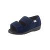 Hausschuh VAROMED, Gr. 46, blau (marine), Textil, Schuhe