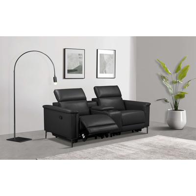 2-Sitzer HOME AFFAIRE "Lund, 2er-Kinosofa, TV-Sessel, Multimedia-Sofa, USB-A", schwarz, B:195cm H:97cm T:99cm, Kunstleder 100% Polyurethan, Sofas, m. elektrischer o. manueller Relaxfunktion, Getränkehalter u. Staufach Image