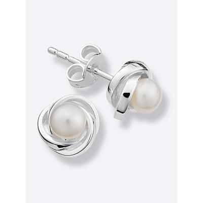 Paar Ohrstecker LADY, silber (silber 925), Ohrringe, Damen, Perle ct Image