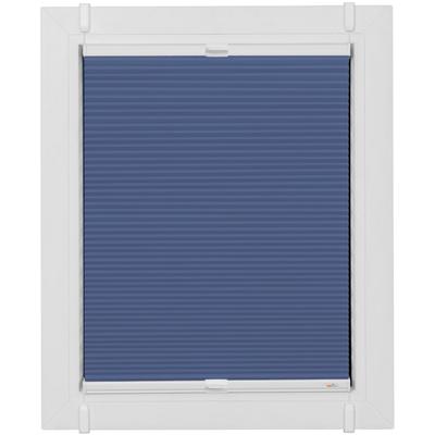 Plissee SUNLINES "Start-up Style Honeycomb", blau (dunkelblau, weiß, weiß), B:71cm H:85cm, Obermaterial: 100% Polyester, Plissees, verspannt mit Simply-Fix Klemmträger, Wabenplissee Image