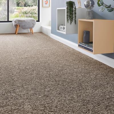 Teppichboden ANDIAMO "Matz, Schlinge, Made in Belgium", braun (braun, schwarz), B:500cm H:6mm L:1000cm, Kunstfaser, Teppiche, meliert, Breite 400 cm oder 500 cm, strapazierfähig & pflegeleicht Image