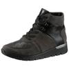 Schnürboots WALDLÄUFER "K-RAMONA-Soft", Damen, Gr. 9,5 (44), grau, Nubukleder, Textil, Lackleder, sportlich, Schuhe, mit Orthotritt-Ausstattung und K-Weite (=extraweit)