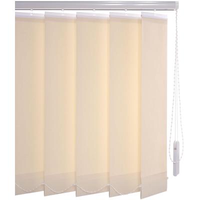 Lamellenvorhang LIEDECO "Vertikalanlage 127 mm" Gr. 7, beige (sand), B:250cm H:180cm, Jalousien Image