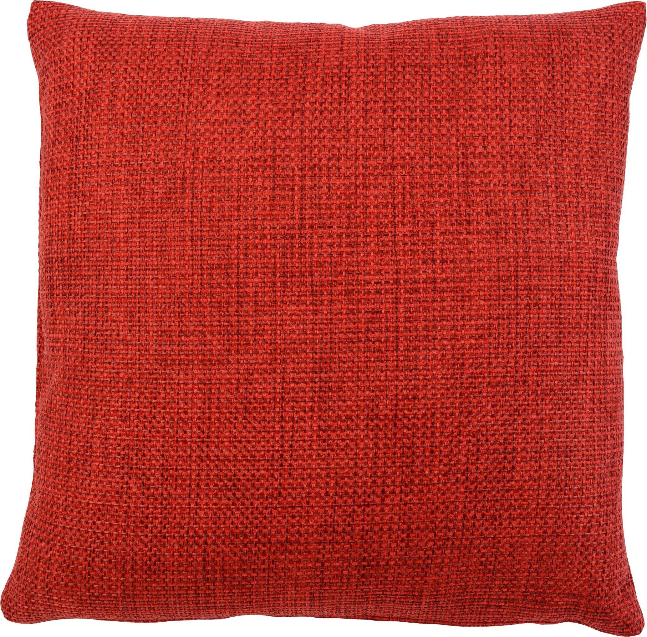 Kissenhüllen GÖZZE "Dallas", rot (karminrot), B:60cm L:60cm, Polyester, Obermaterial: 100% Polyester, Kissenbezüge, in vielen Farben
