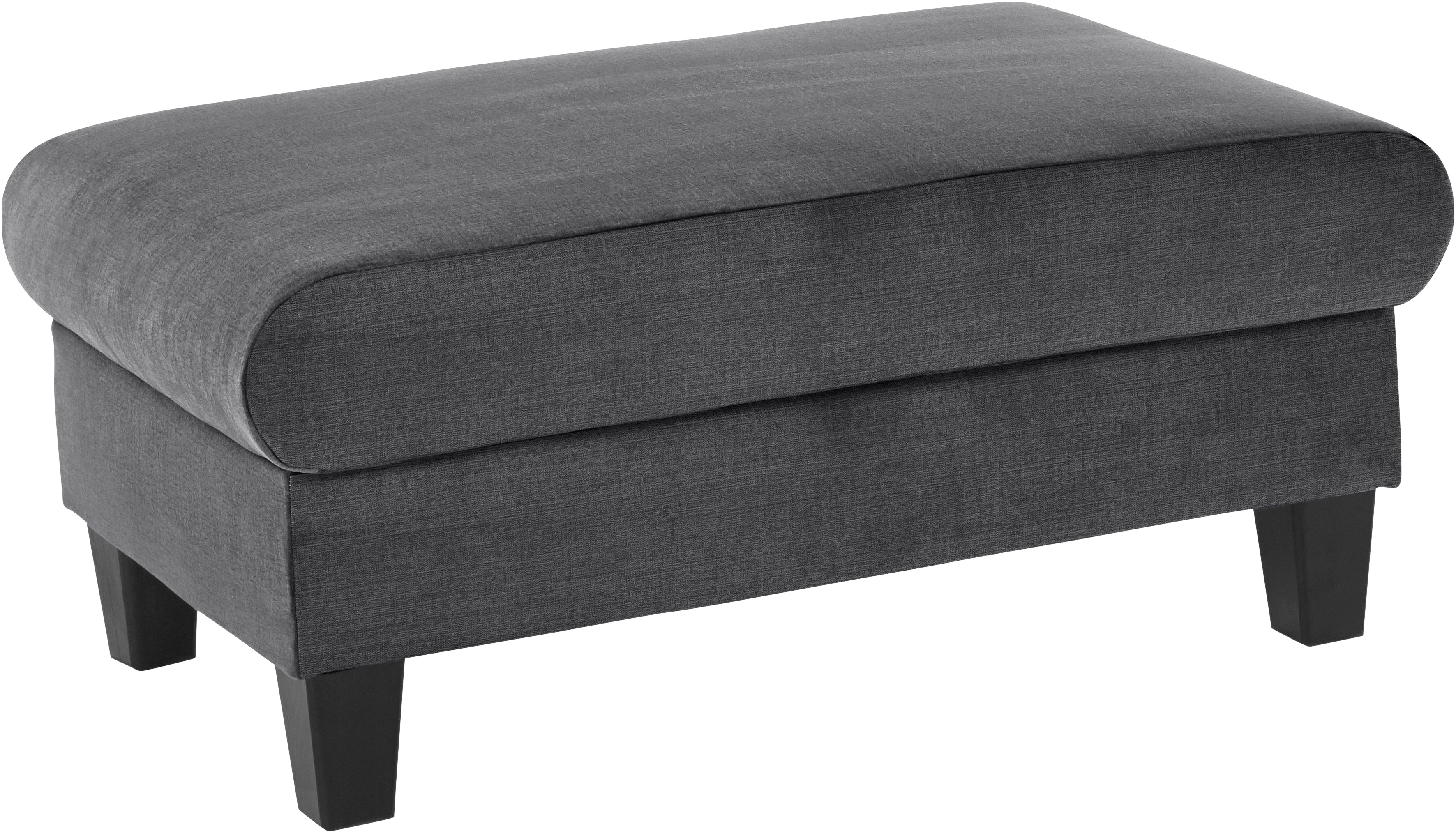 Stauraumhocker COTTA "Morven", grau (dunkelgrau), B:100cm H:45cm T:65cm, Microfaser PRIMABELLE (100% Polyester);Flachgewebe (100% Polyester);Samtstruktur (100% Polyester), Hocker, Hocker mit Stauraum Polsterhocker, mit Stauraum