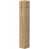 Mehrzweckschrank INOSIGN "Infinity Breite 28 cm, Stauraumschrank mit 1 Tür, Mehrzweckschrank", braun (eiche cadiz nb), B:28cm H:186cm T:30cm, Schränke, mit Push-to-open Funktion, 2 Größen, verschiedene Farben