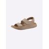 Sandale CASUAL LOOKS, Damen, Gr. 40, beige, Nubukleder, sportlich, Schuhe