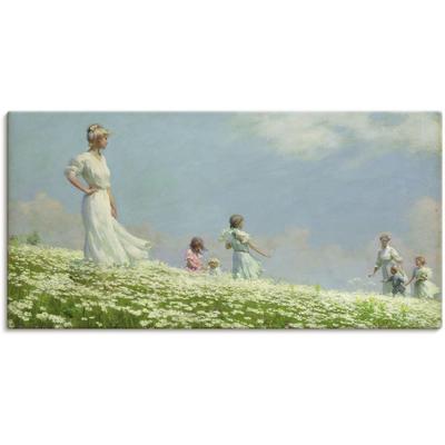 Wandbild ARTLAND "Sommer. 1906", blau (farbe bild(er): blau), B:40cm H:20cm T:1,8cm, Canvas, Leinwand, Bilder, als Leinwandbild, Poster in verschied. Größen Image