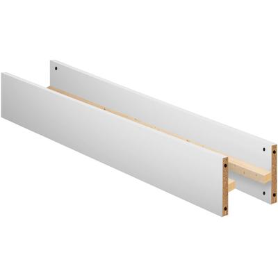 Umbauseiten BEGABINO "Paula, 2er Set in weiß", weiß, B:140cm H:25cm T:2cm, Umbauseiten