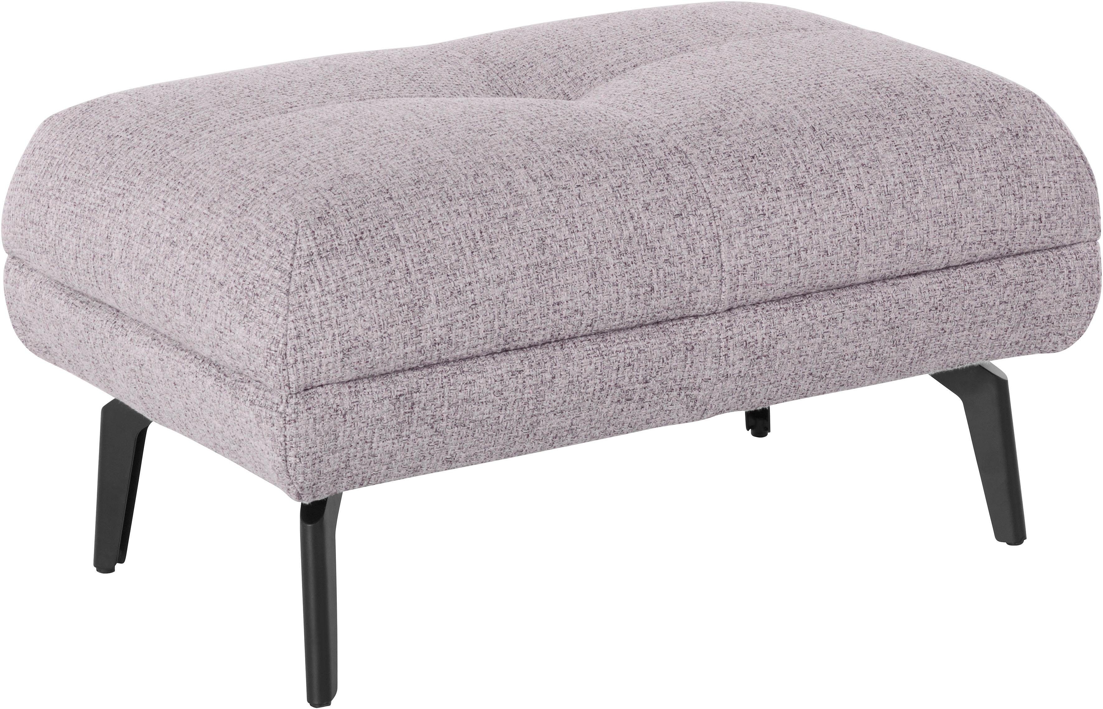 Hocker ANDAS "Stenlille", grau (hellgrau), B:80 H:42 T:55, Struktur grob (100% Polyester);Struktur weich (100% Polyester);100% NaturLEDER, Hocker, in 3 Bezugsarten, Design by Morten Georgsen Image