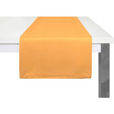 Tischläufer WIRTH "Neufahrn" Gr. 1, rot (apricot), B:40cm L:150cm, Kunstfaser, Tischdecken Image