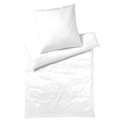 Bettwäsche ELEGANTE "Milkyway", weiß, B/L: 155cm x 220cm, , Mako-Satin, B/L: 80cm x 80cm, Mako-Satin, Obermaterial: 100% Baumwolle, Bettwäsche, angenehmes Hautgefühl Image