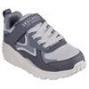 Sneaker SKECHERS "UNO LITE", Kinder, Gr. 34, grau (hellgrau), Lederimitat, sportlich, Schuhe, Freizeitschuh mit Memory Foam, Größenschablone zum Download