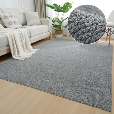 Teppich MY HOME "Lilia" Gr. 7, grau (grau, meliert), B:240cm H:5mm L:320cm, Kunstfaser, Teppiche, Sisal-Optik, uni, waschbar, Wohnzimmer, Schlafzimmer, Esszimmer Image