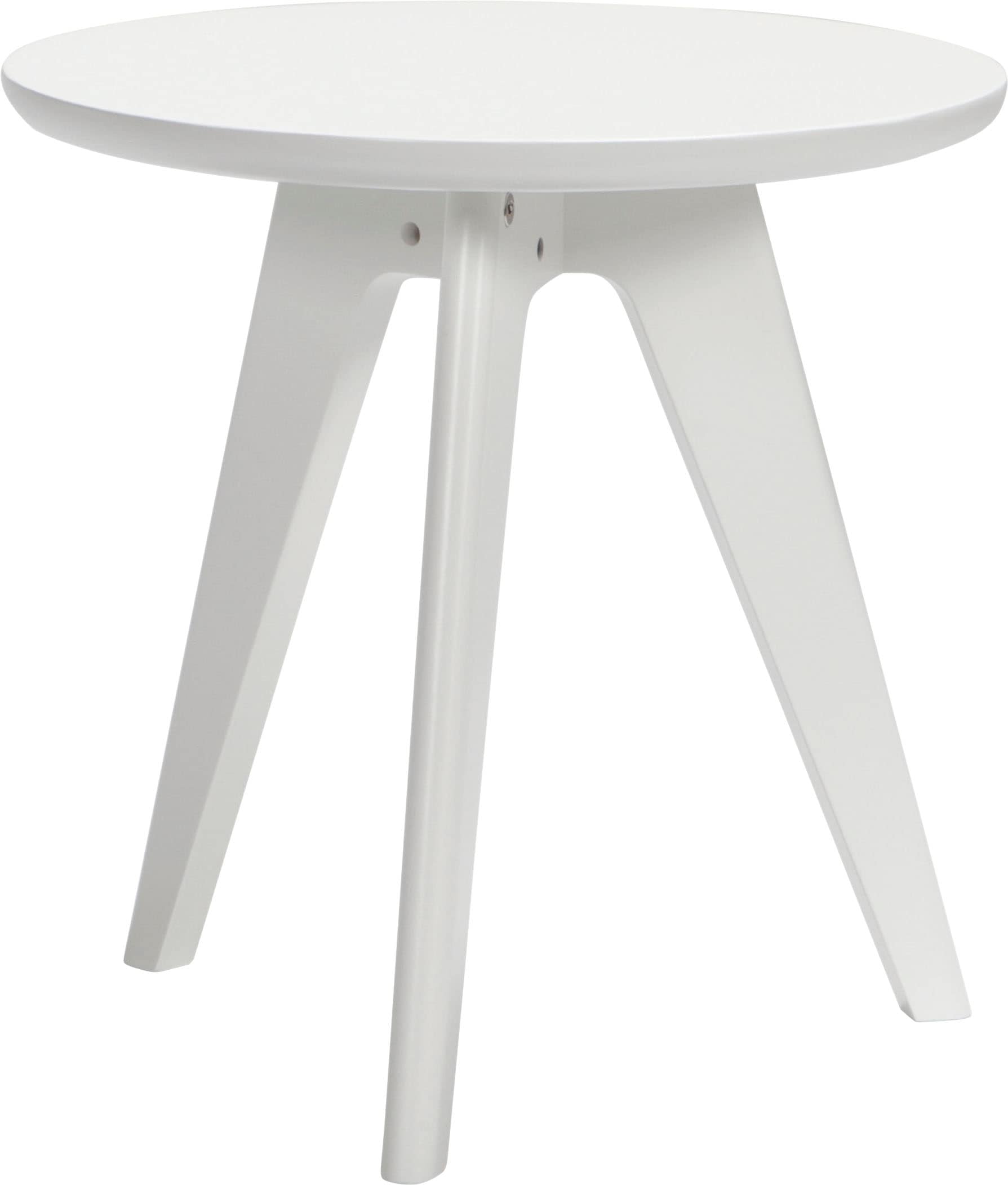 Nachttisch HASENA "Circo", weiß (buche weiß), B:45cm H:44cm T:45cm, Buche massiv, Tische, Nachttisch