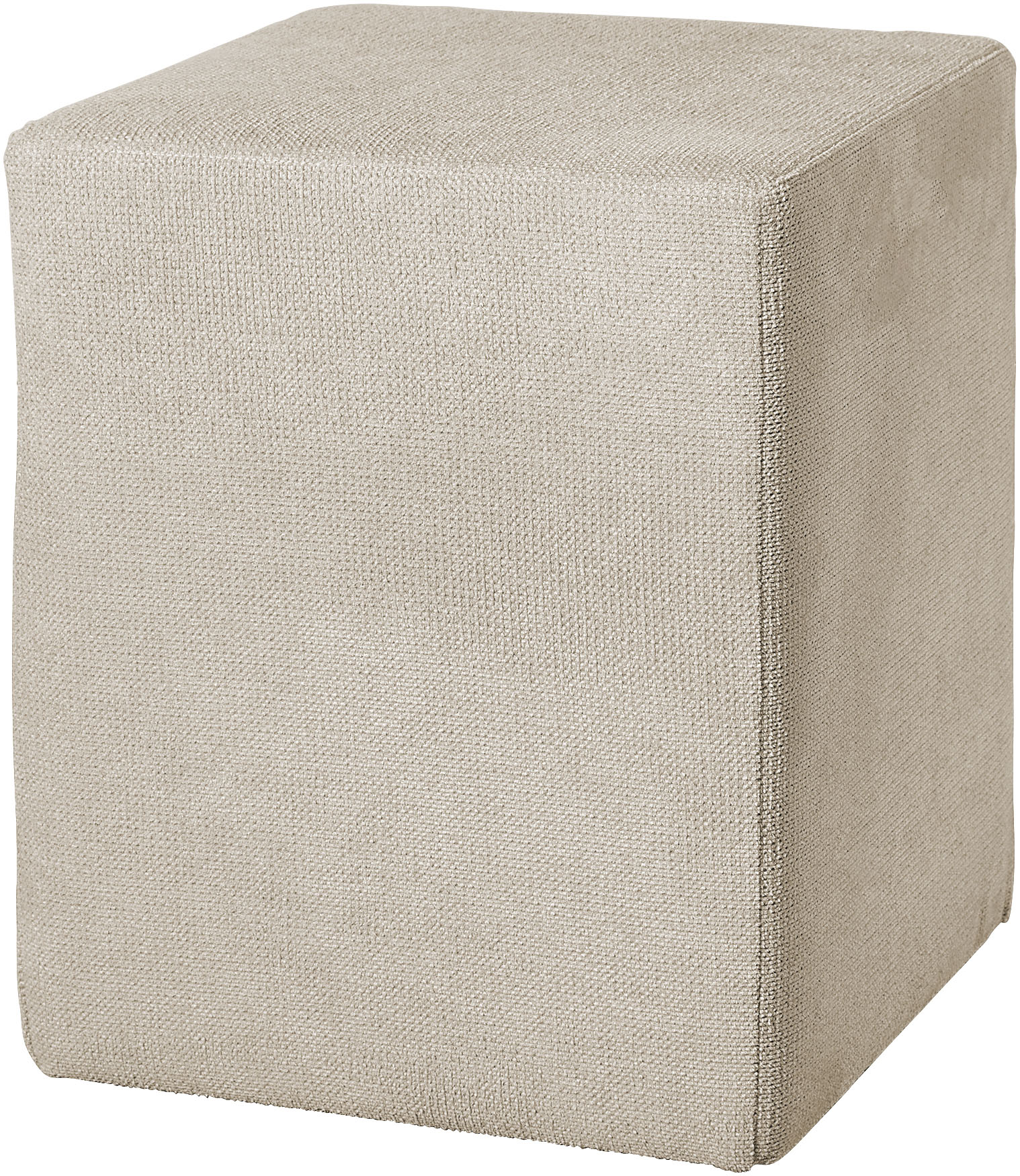 Polsterhocker HOME AFFAIRE, beige, B:40cm H:50cm T:40cm, Hocker, Polsterhocker, Polsterhocker eckig, stoffbezogen